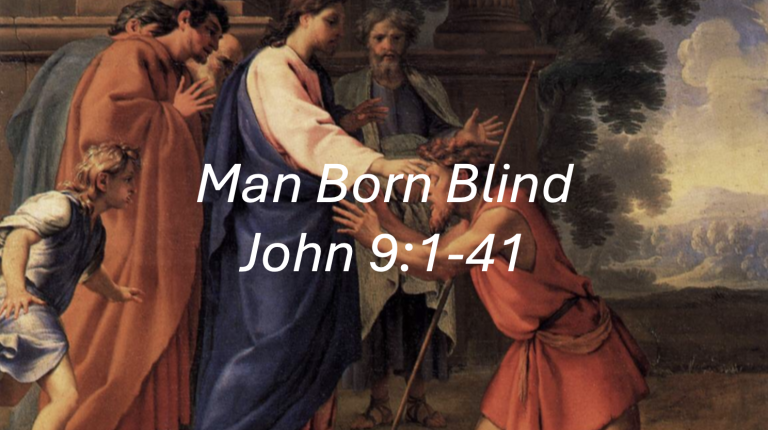 Man Born Blind