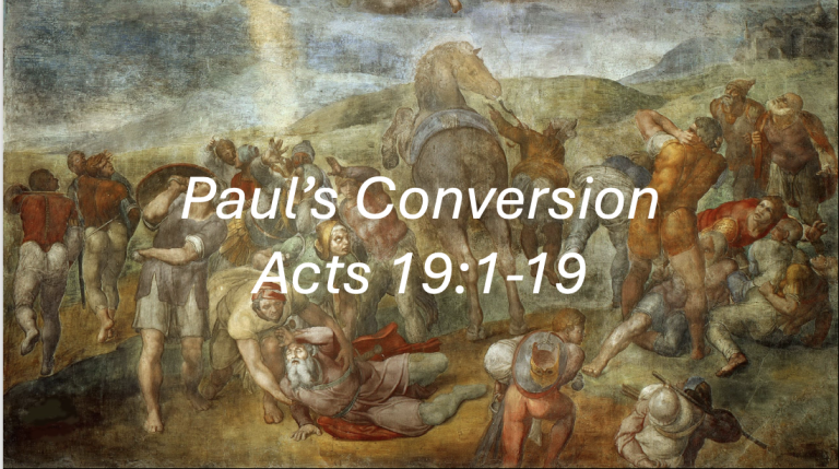 Paul’s Conversion