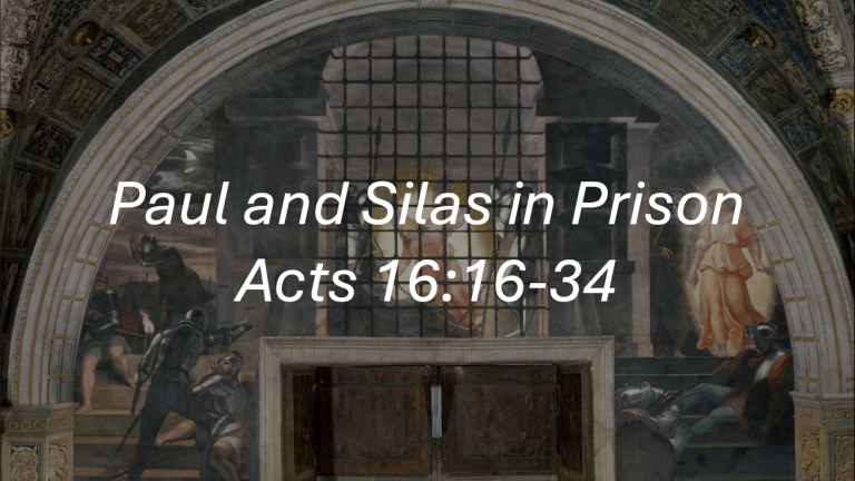 Paul and Silas in Prison