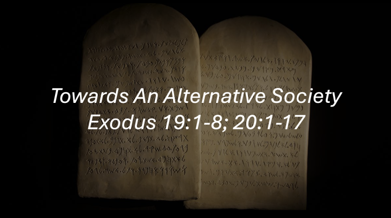Towards An Alternative Society